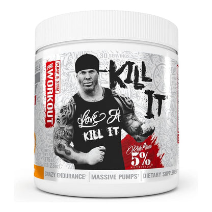 5% Nutrition Kill It Pre Workout w/Creatine, Caffeine, NO Boost (13.23oz, 30srv)