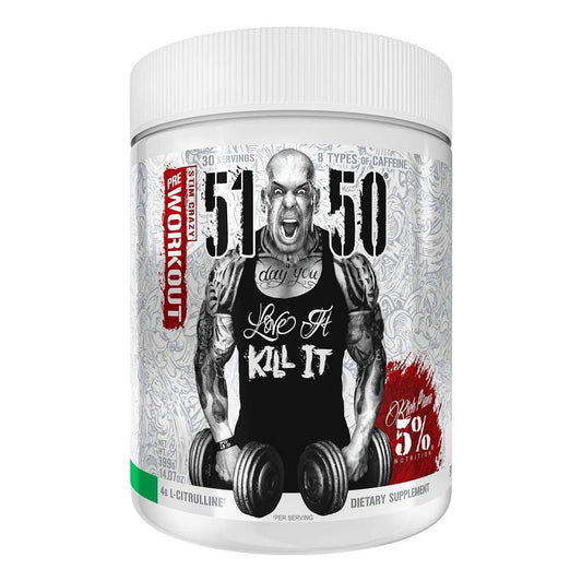 Rich Piana 5150 Pre-Workout Powder for Energy & Endurance (30 Servings, Green Apple)