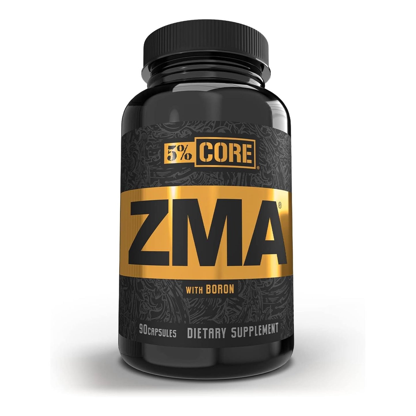 5% Nutrition Core ZMA for Recovery, Zinc, Magnesium & B6 (90 Capsules)