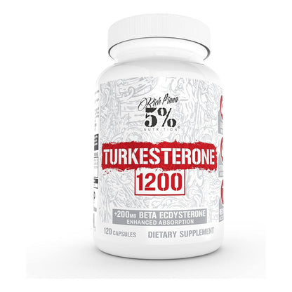 5% Nutrition Turkesterone & Ecdysterone Complex (120 Capsules, 1 Month Supply)