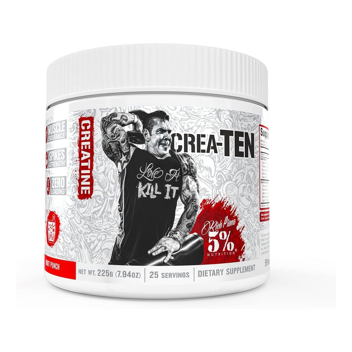 5% Nutrition CreaTEN Creatine Complex for Muscle Gain (Fruit Punch)