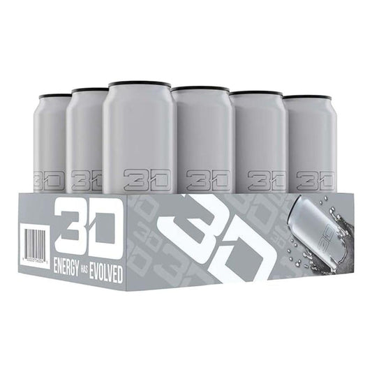 3D Energy Chrome Sugar-Free Pre-Workout Drink (16oz, 12 Pack)