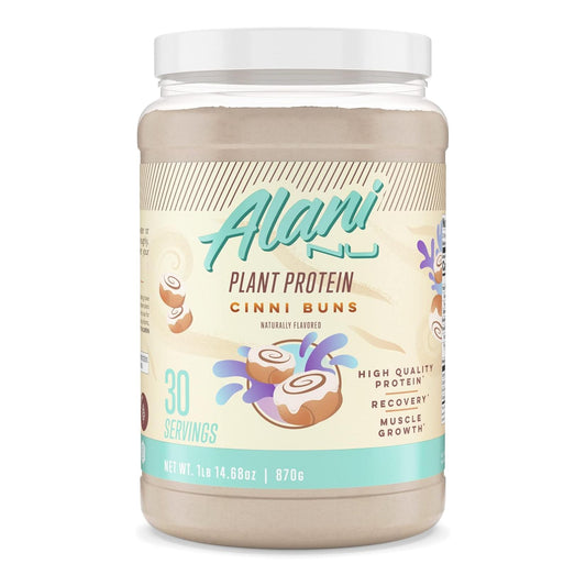 Alani Nu Plant-Based Protein Powder, Cinnibuns Flavor (30 Servings)