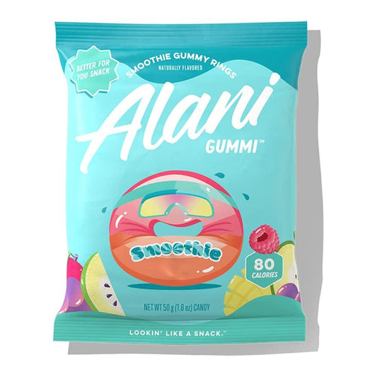 Alani Smoothie Gummy Rings, Low Sugar, Gluten-Free (Pack of 12)