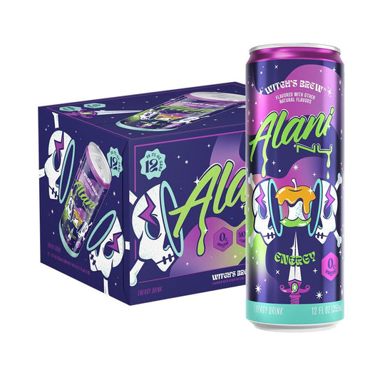 Alani Nu WITCH'S BREW Sugar-Free Energy Drink, 200mg Caffeine (12 Pack)