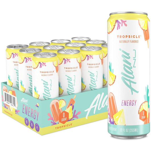 Alani Nu TROPSICLE Energy Drink, 200mg Caffeine, Zero Sugar (12 Pack)