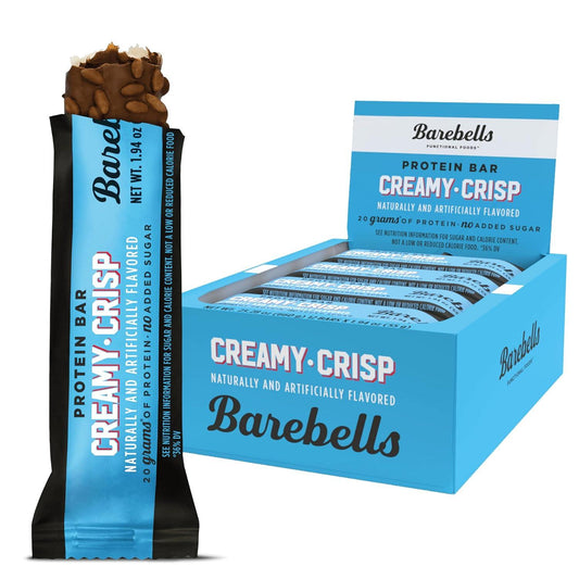 Barebells Creamy Crisp Protein Bars, Chocolate, 20g Protein (12ct, 1.94oz)