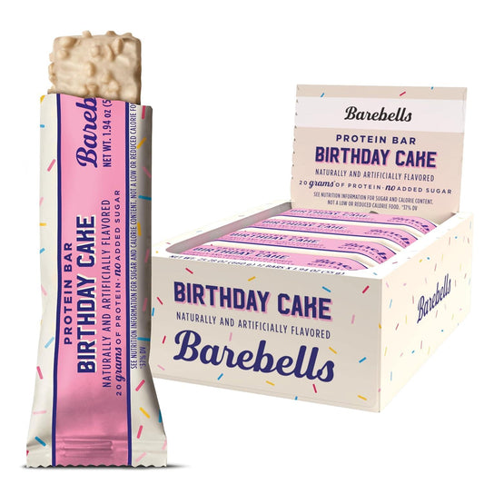 Barebells Birthday Cake Protein Bars, 20g Protein, 1g Sugar (12ct, 1.9oz)