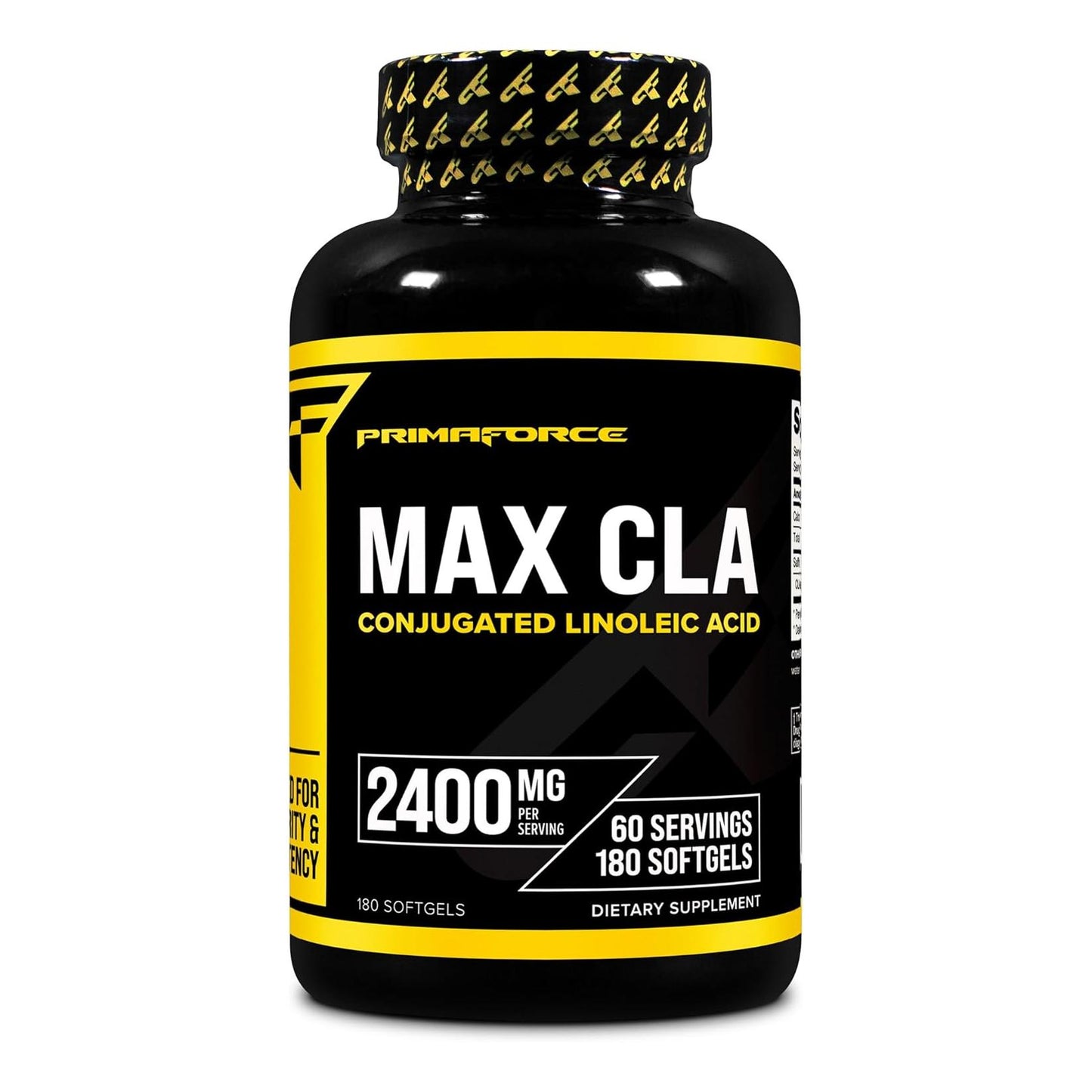 Primaforce CLA 2400mg - Non-Stim, GMO & Gluten Free (180 Softgels)