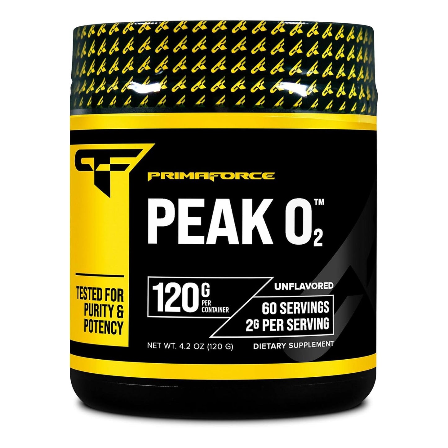 PrimaForce Peak O2 Workout Supplement, Non-GMO, Vegan, Gluten-Free (120g)