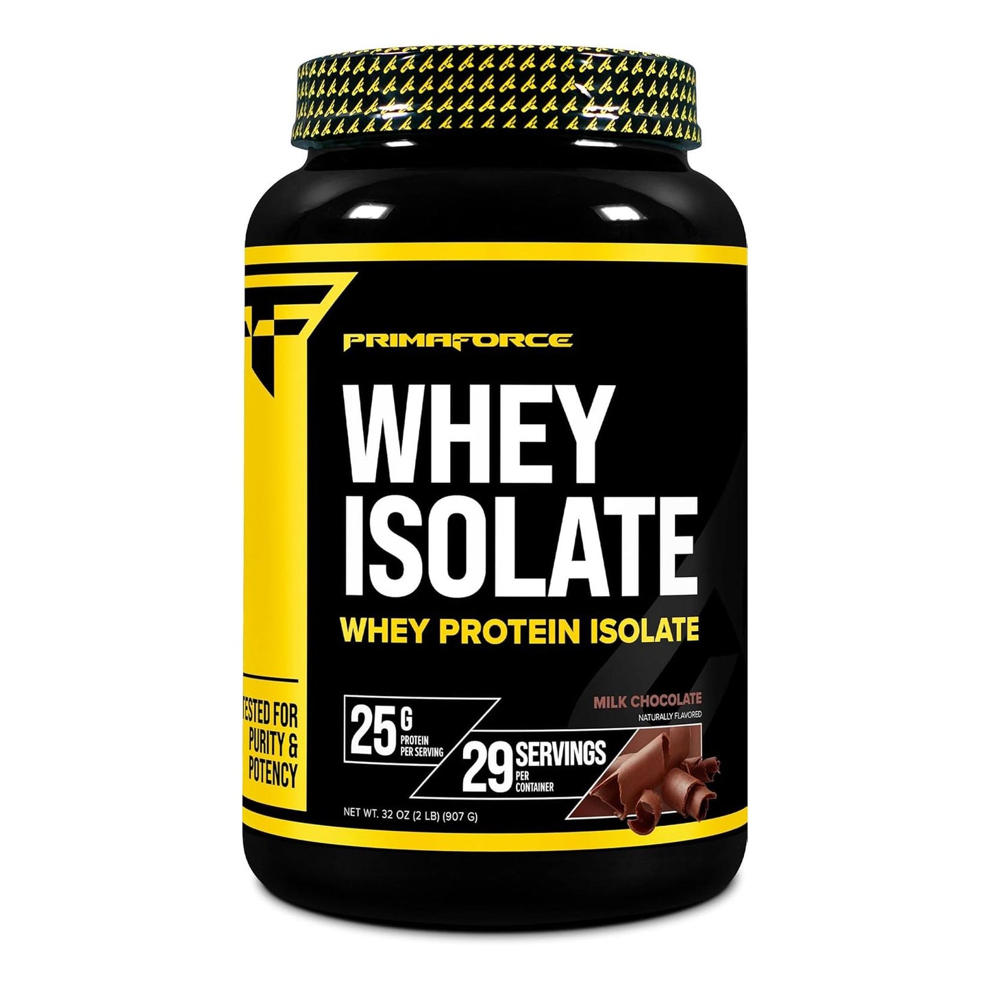 Primaforce Whey Protein Isolate, Chocolate, Non-GMO, Gluten-Free (2 lbs)