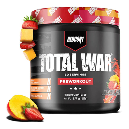 REDCON1 Total War Pre Workout - Strawberry Mango (30 Servings)