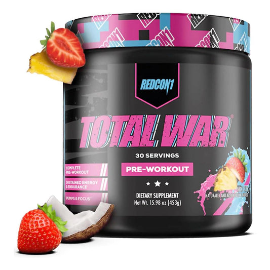 REDCON1 Total War Pre Workout - Pump Boosting, Vice City (30 Servings)