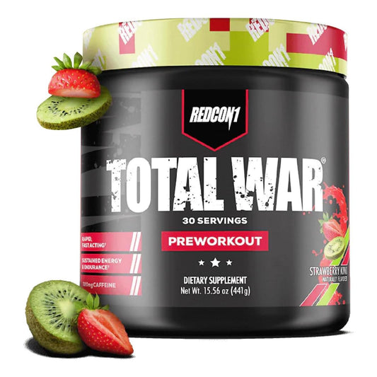 REDCON1 Total War Pre Workout - Strawberry Kiwi (30 Servings)