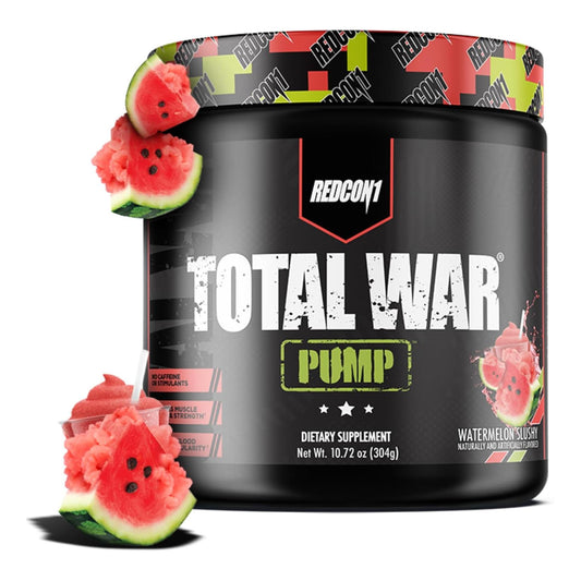 REDCON1 Total War Pump Non-Stim Pre Workout - Watermelon Slushy (10.72 oz)