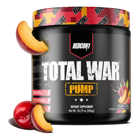 REDCON1 Total War Pump Non-Stim Pre Workout - Plum Fusion (10.79 oz)