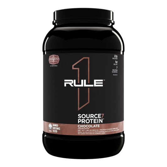 Source 7 Protein - Gelato Flavors, 22g Protein, 10g EAAs (2 lbs, Chocolate)