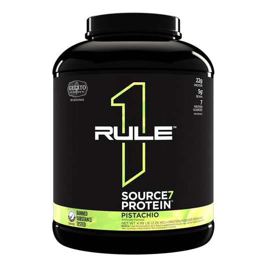 Source 7 Protein, Gelato Flavor, 22g Protein & 10g EAAs (5 lbs, Pistachio Gelato)