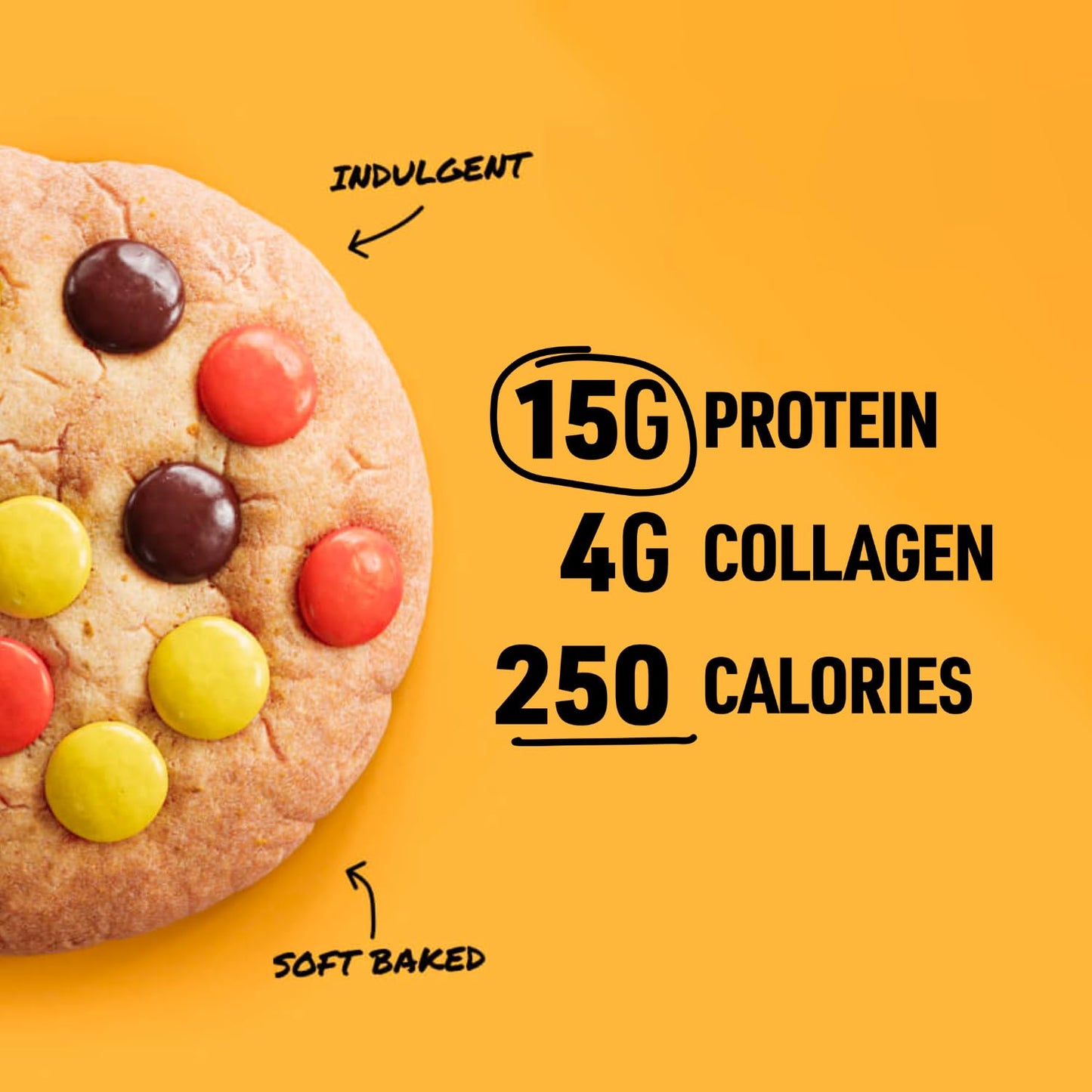 CTRL Peanut Butter Piece Protein Cookies - Soft Baked, 15g Protein (12 Pack)