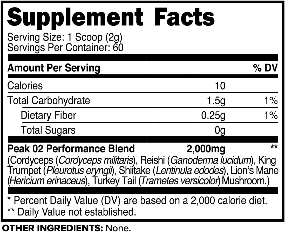 PrimaForce Peak O2 Workout Supplement, Non-GMO, Vegan, Gluten-Free (120g)