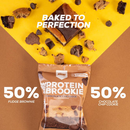 REDCON1 MRE Brookie Protein Snack - Chocolate Chip Fudge (12 Pack)