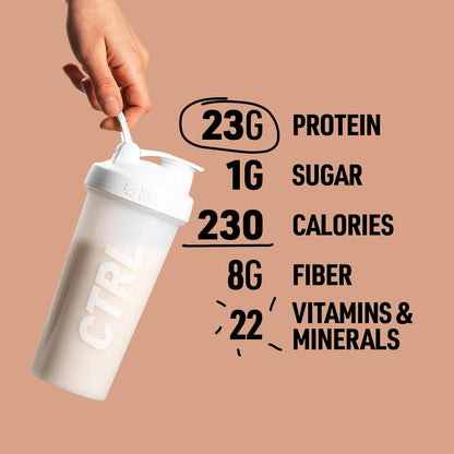 CTRL Cocoa Crunch Meal Replacement Shake, 23g Protein, 15 Servings (Cereal Pieces)