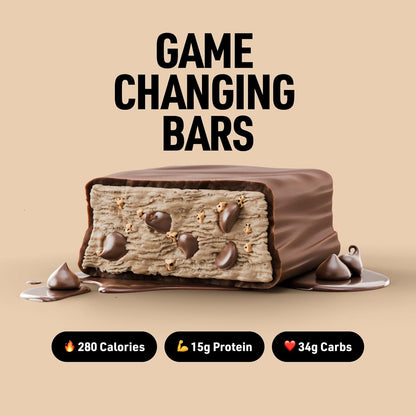 CTRL Protein Bars - Choc Chip Cookie Dough, 15g Protein, 280 Cal (12 Bars)