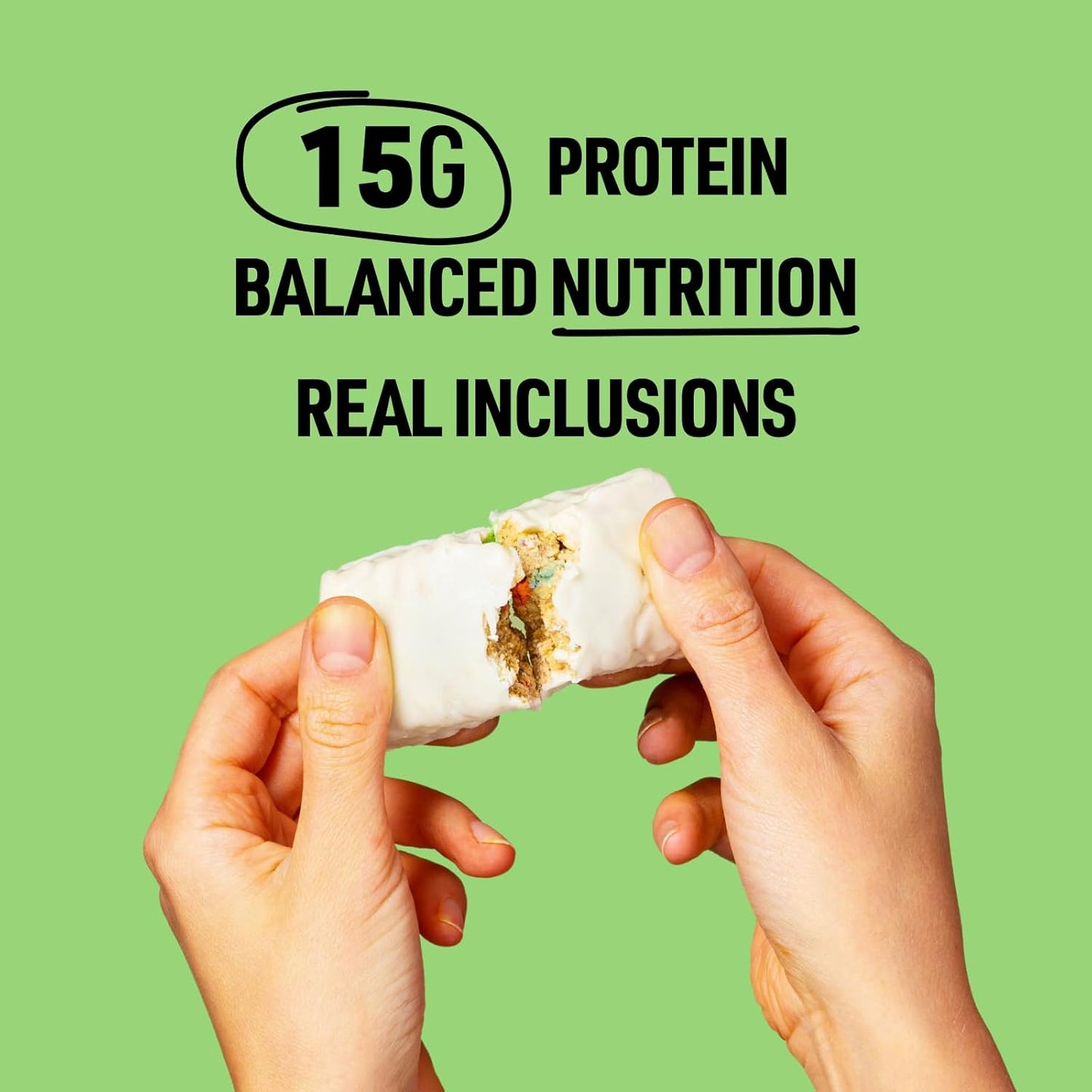 CTRL Magic Charms Protein Bars, 15g Protein, White Chocolate, 270 Cal (12-Pack)