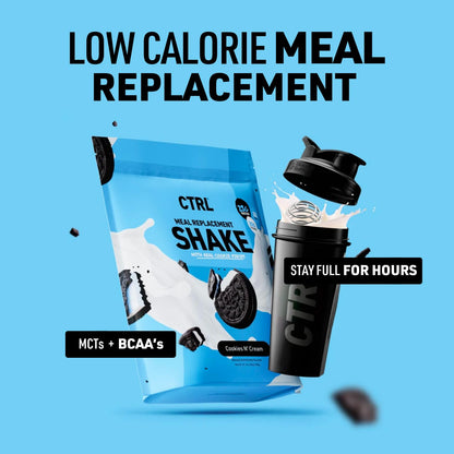 CTRL Cookies N' Cream Meal Replacement Shake, 23g Protein (15 Servings)