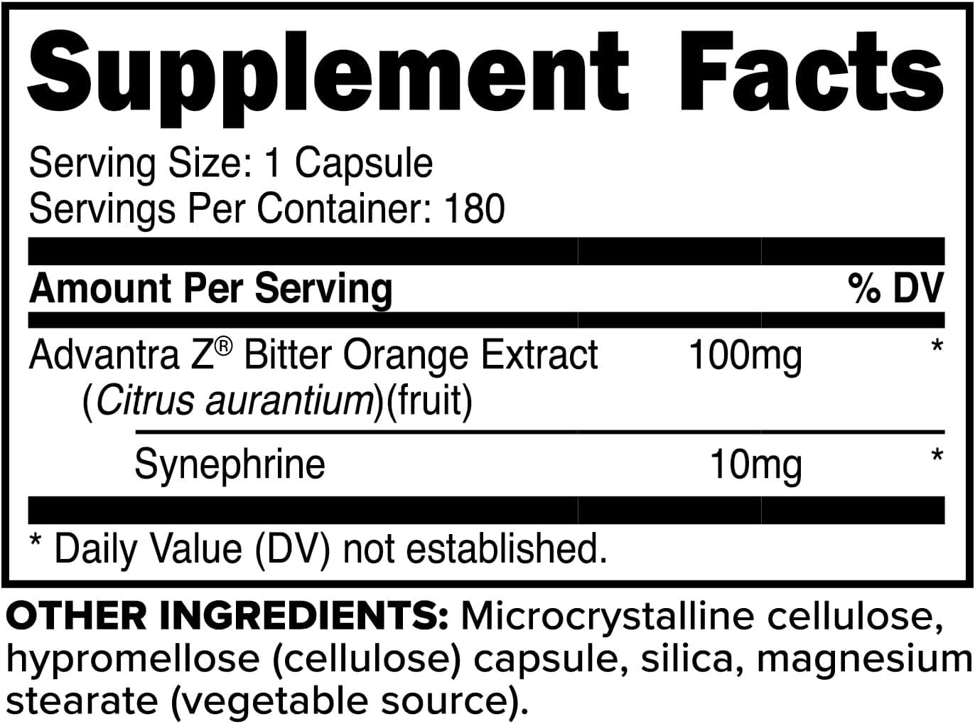 PrimaForce Syneburn Synephrine Supplement (180 Capsules)