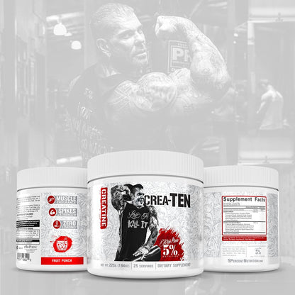 5% Nutrition CreaTEN Creatine Complex for Muscle Gain (Fruit Punch)