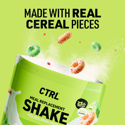 CTRL Apple Smacks Meal Replacement Shake, 23g Protein, 15 Servings (Cereal Pieces)