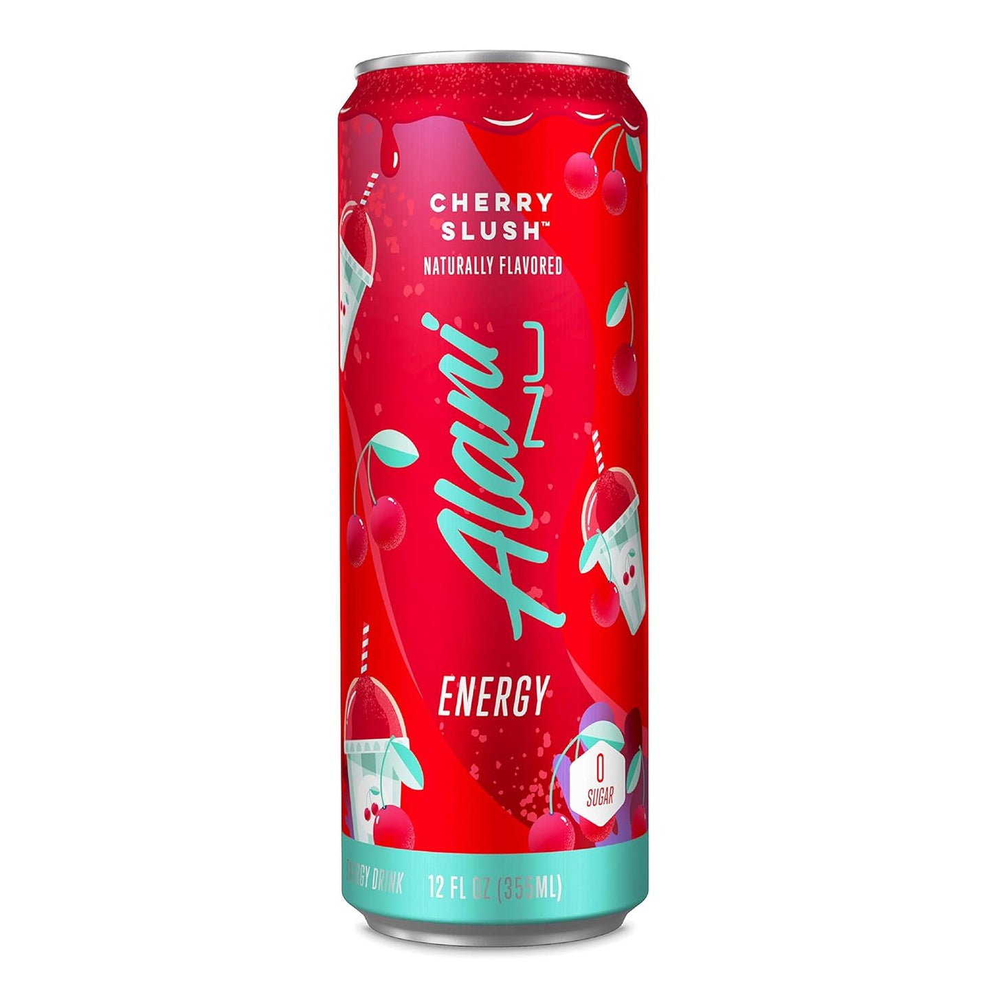 Alani Nu Cherry Slush Energy Drink (12oz, 12 Cans)