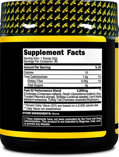 PrimaForce Peak O2 Workout Supplement, Non-GMO, Vegan, Gluten-Free (120g)