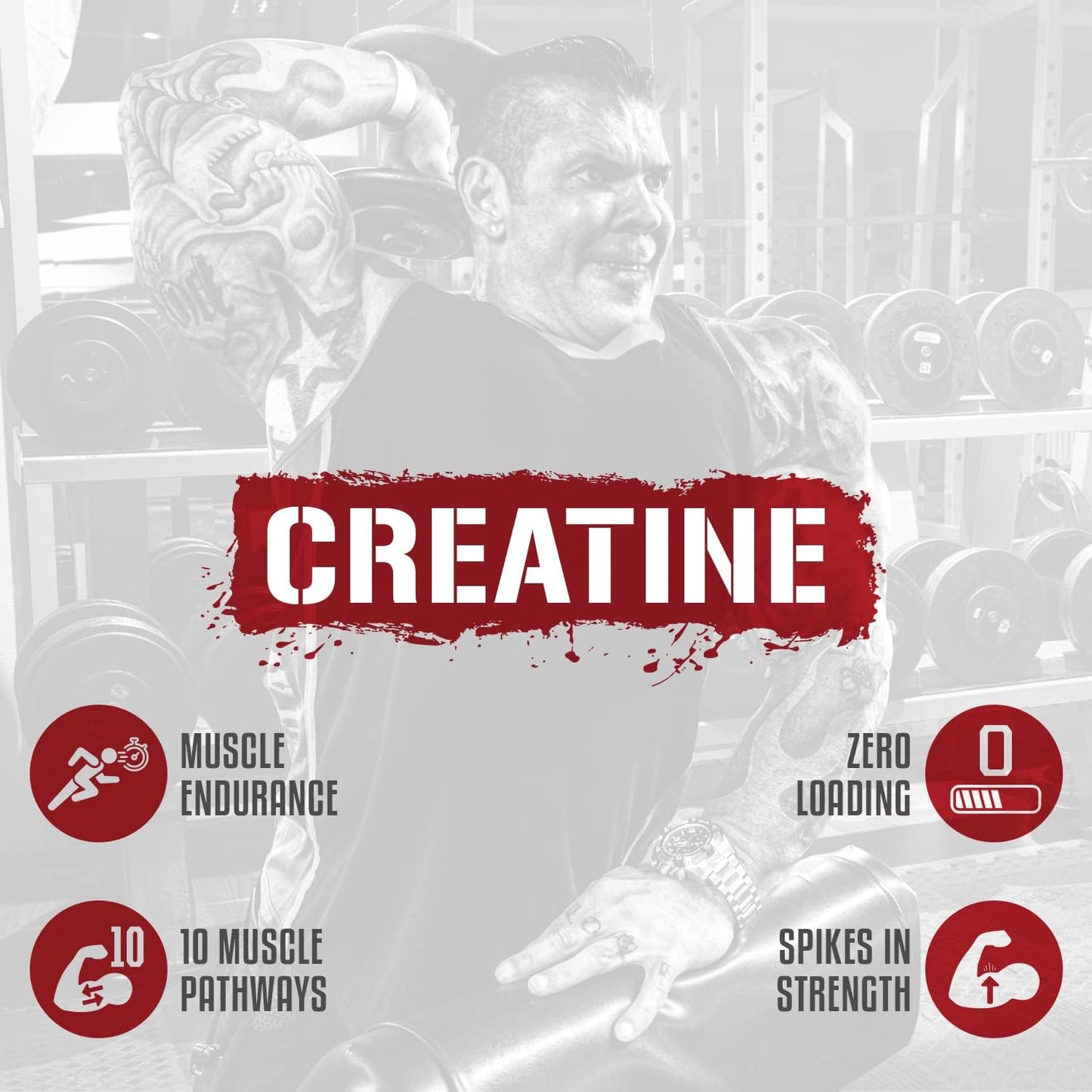 5% Nutrition CreaTEN Creatine Complex for Muscle Gain, Power & Recovery (Blueberry Lemonade)