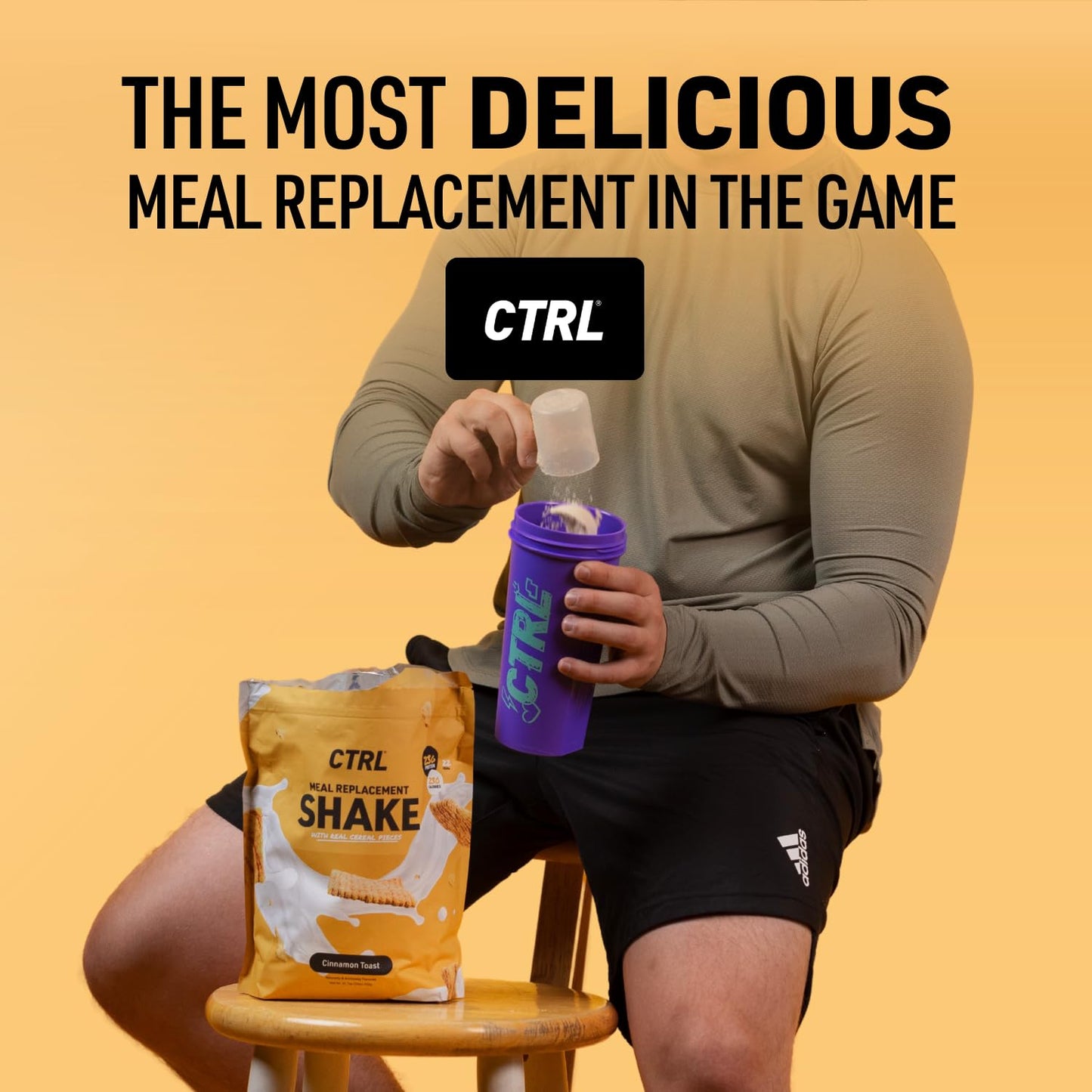 CTRL Cinnamon Toast Meal Replacement Shake, 23g Protein (15 Servings)