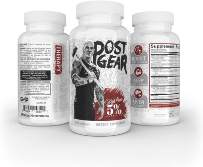 5% Nutrition Post Gear PCT Support Booster - Estrogen Blocker (240 Capsules)