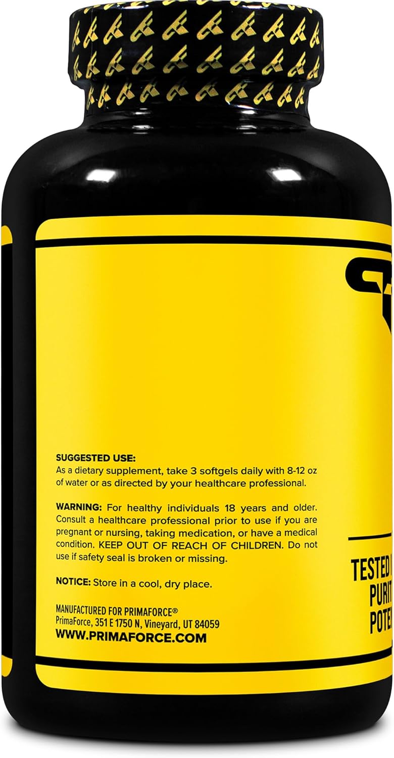 Primaforce CLA 2400mg - Non-Stim, GMO & Gluten Free (180 Softgels)