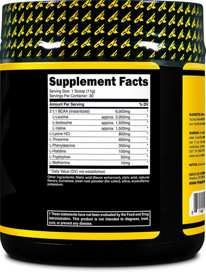 Primaforce EAA Powder for Workout and Recovery, Fruit Punch (30 Servings, Non-GMO, Gluten Free)