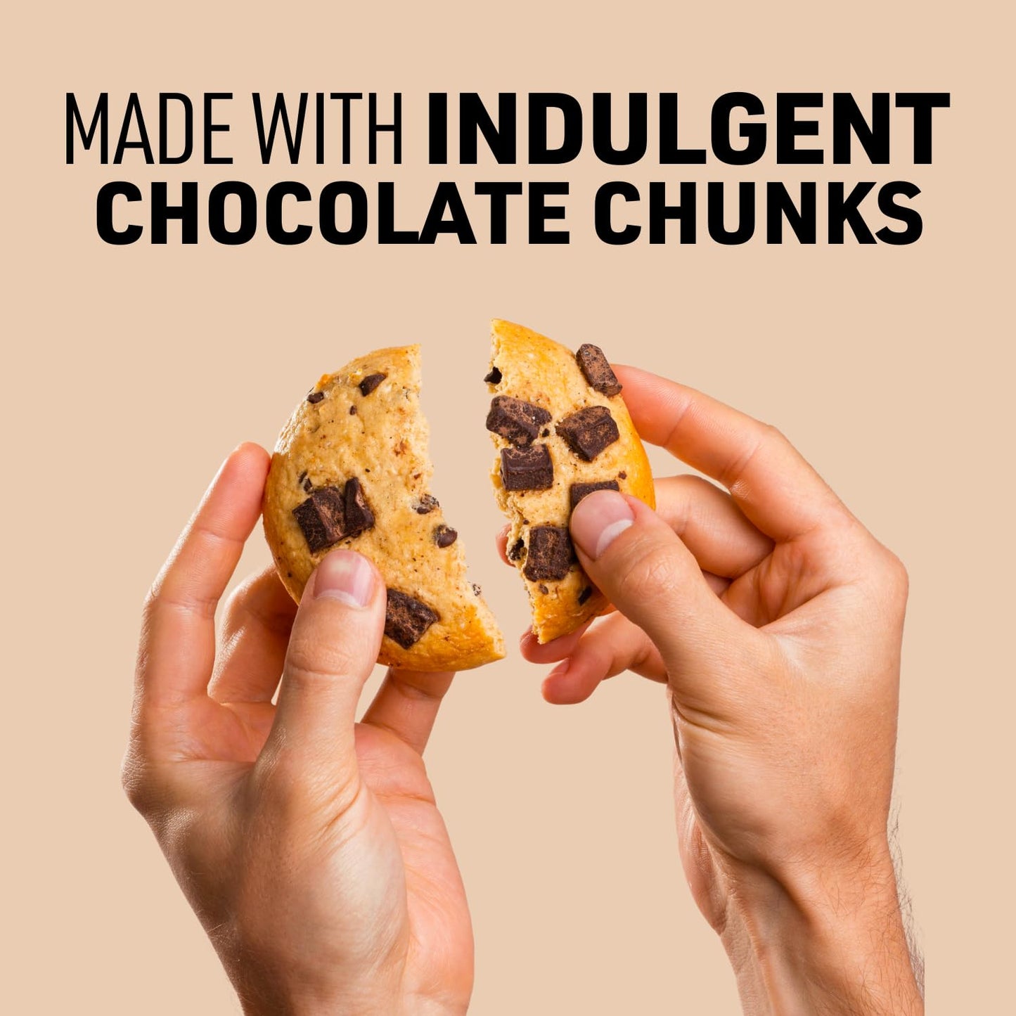 CTRL Soft Baked Chocolate Chunk Protein Cookies (12 Pack, 15g Protein, 4g Collagen & Fiber)