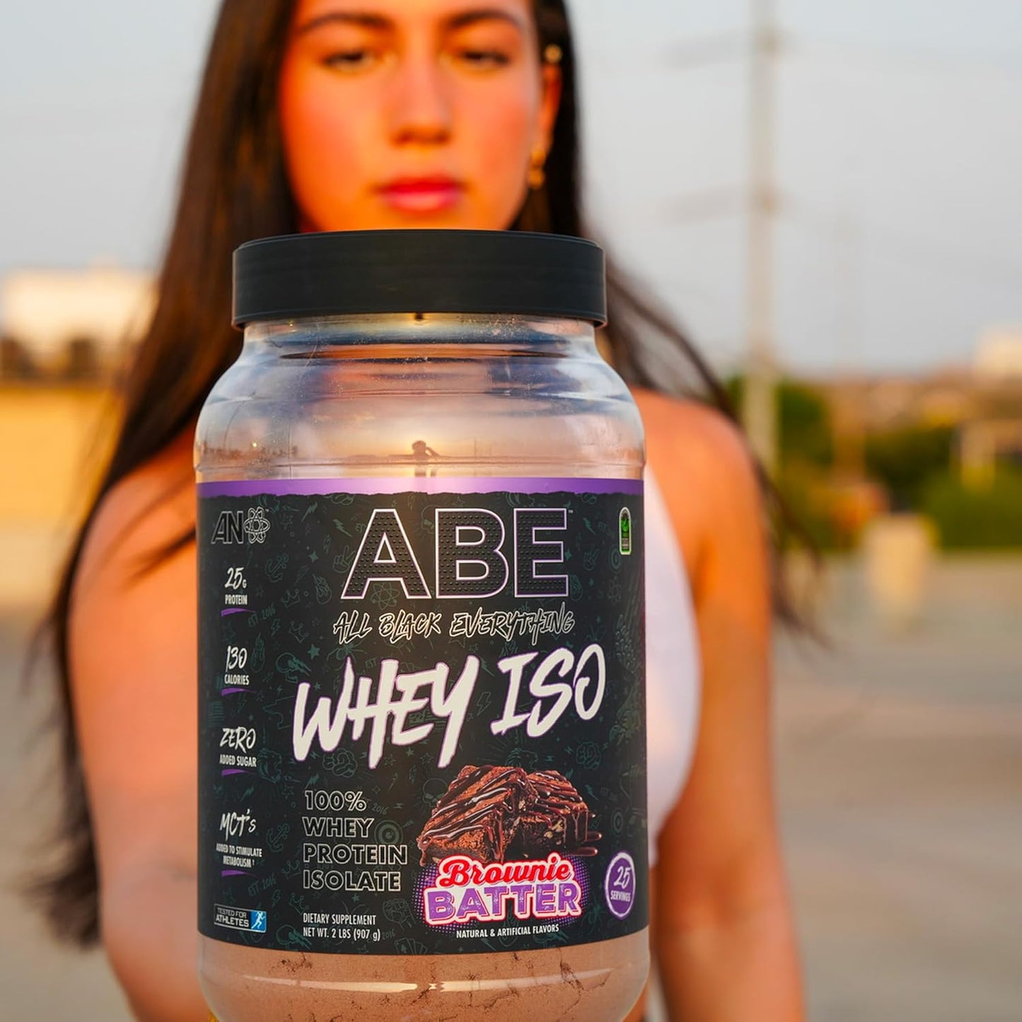 All Black Everything Whey Protein Powder, Brownie Batter (27 Servings, 25g)