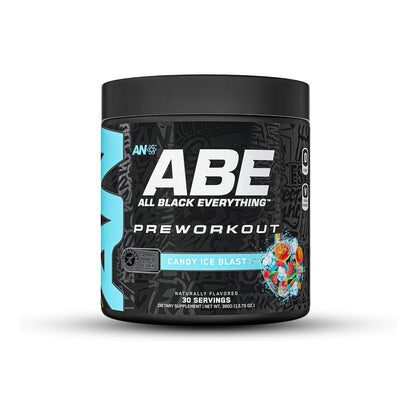 Black Everything Pre-Workout Powder, Candy Ice Blast (30 Servings, 350mg Caffeine)