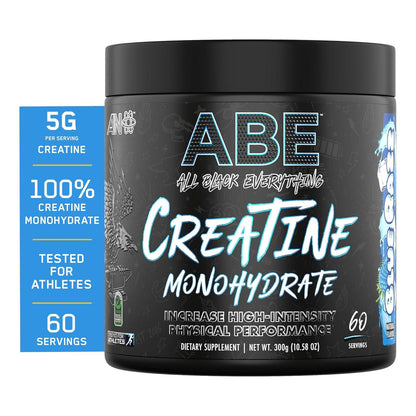 All Black Everything Creatine Monohydrate - Blue Razz (60 Servings)