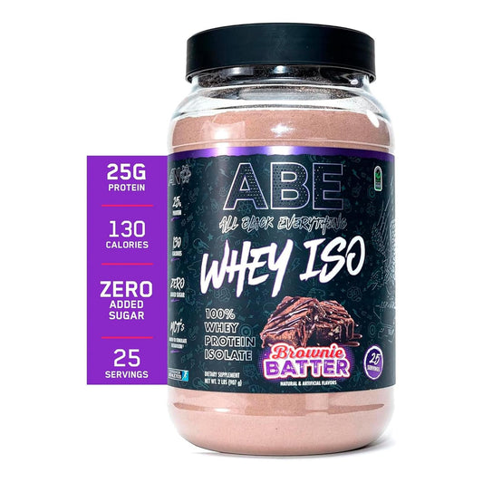 All Black Everything Whey Protein Powder, Brownie Batter (27 Servings, 25g)