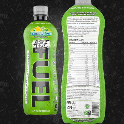 All Black Everything Electrolyte Water, Lemon Lime, Sugar-Free Hydration (5 Cal)