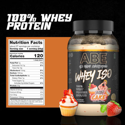 All Black Everything Whey Protein, Strawberry Shortcake (20 Servings, 25g)