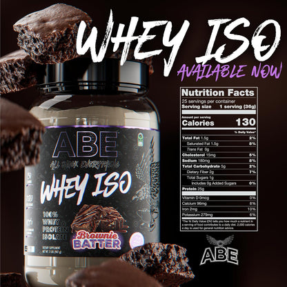 All Black Everything Whey Protein Powder, Brownie Batter (27 Servings, 25g)