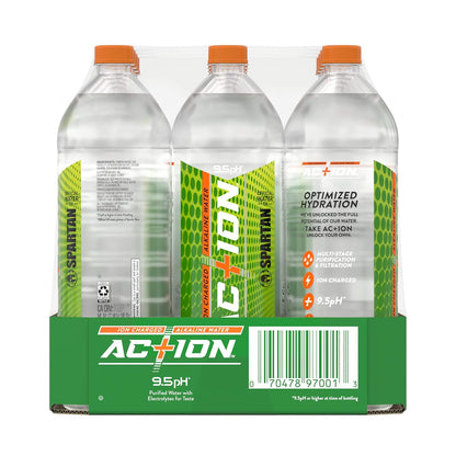 Ac+ion Charged Alkaline Water, 12-Pack (1L Bottles)