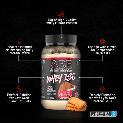 All Black Everything Whey Protein, Airplane Cookie (27 Servings, 25g)