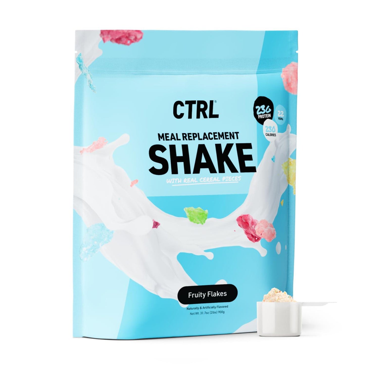 CTRL Fruity Flakes Meal Replacement Shake with Cereal Pieces (15 Servings)